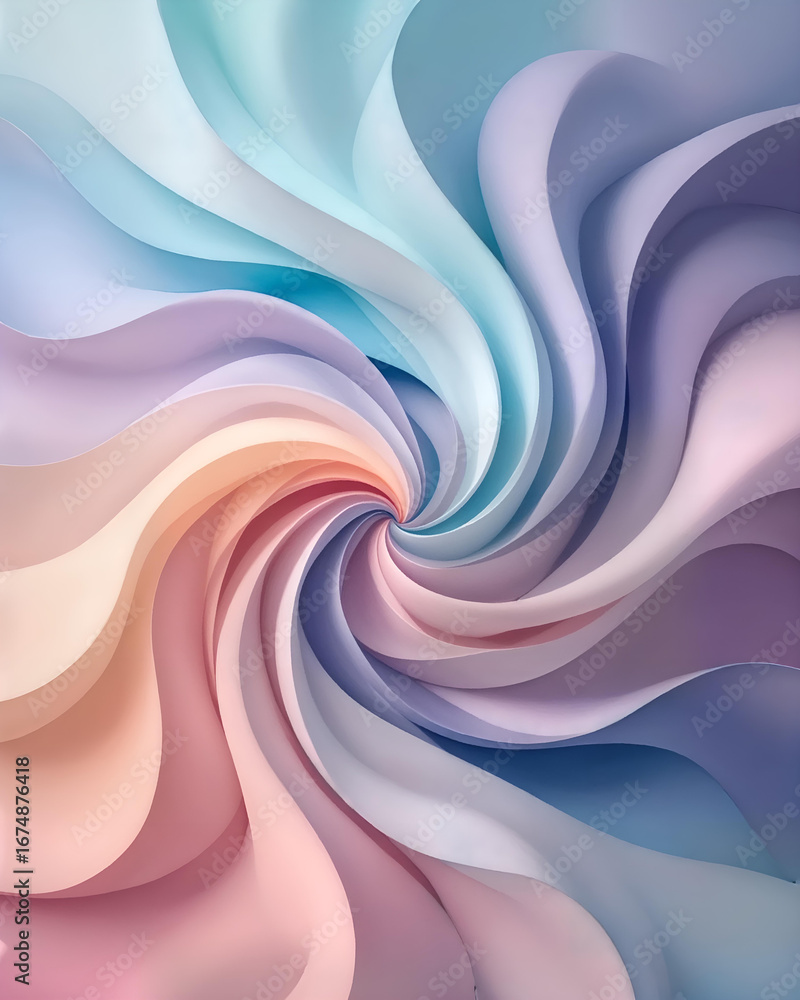 Fototapete minimal gradient backgrounds combined with hyper-realism create a captivating visual balance.