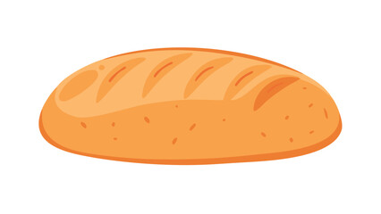 Golden brown loaf with scoring bread baked