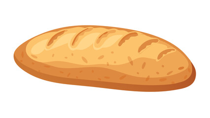 Golden brown loaf of bread bakery baked goods