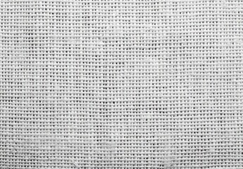 Close-up view of a light gray woven fabric