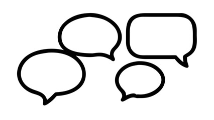 Two Speech Bubbles talk bubble chat bubble