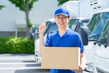 ミドルのトラックドライバー