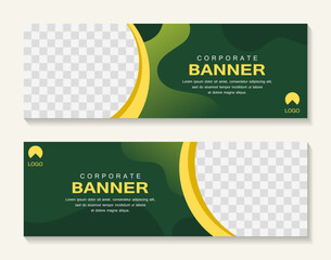 Corporate business banner template