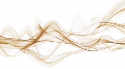 Elegant Coffee Background: Smooth White Backdrop with Gray Tones & Flowing Liquid Waves