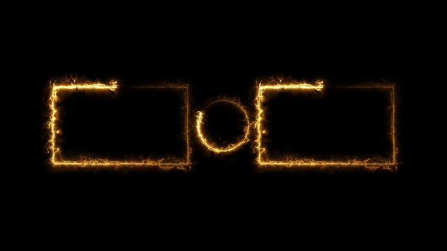 animated youtube end screen "Thanks for Watching" message, customizable background for content creators, video outro design,