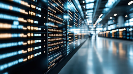 Digital display of economic data financial information data visualization technology impact