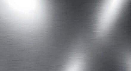 Brushed metal texture background with subtle light reflections for modern industrial designs and technology themes