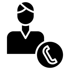 Call Center Icon Element For Design