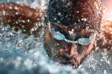 Close-up of swimmer in action (1)