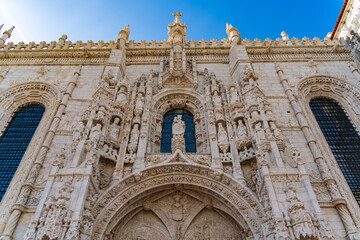 Jeronimos Monastery at Belem district in Lisbon, Portugal