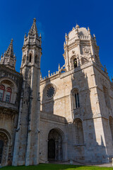 Jeronimos Monastery at Belem district in Lisbon, Portugal