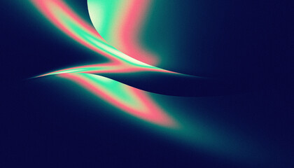 Abstract Gradient Teal and Coral Minimalist Graphic