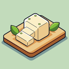 vector illustration of a toaster with a slice of bread