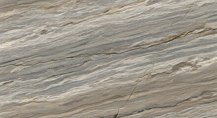 Fototapeta premium Elegant natural stone texture with captivating layers and subtle earthy tones, perfect for luxurious interiors and design projects.