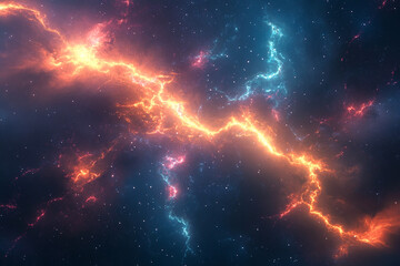 Cosmic Lightning Display