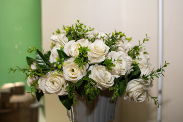 Buqu&ecirc; de rosas branco