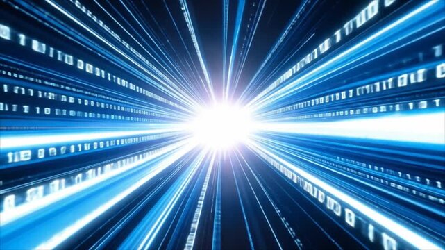 Binary data stream background