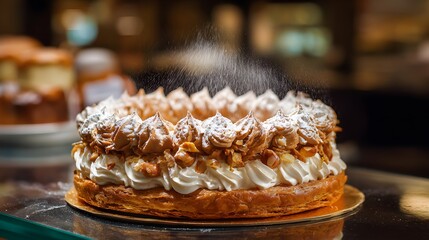 Paris-Brest Recipe: Classic French Choux Ring with Praline Mousseline Cream and Crunchy Hazelnuts