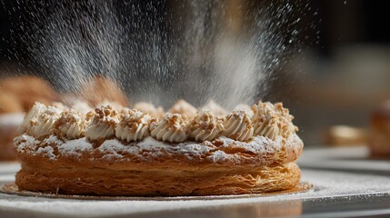 Paris-Brest Recipe: Classic French Choux Ring with Praline Mousseline Cream and Crunchy Hazelnuts