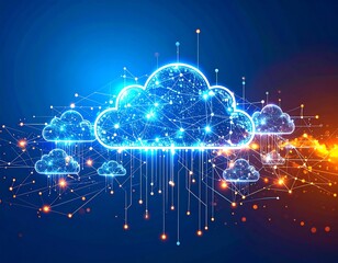 Abstract cloud computing graphic (1)