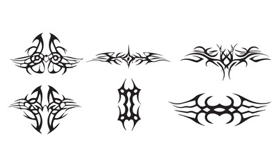 Tribal Tattoo Designs - Unique Tribal Art, Abstract Symbol Tattoos & Phoenix Wing Patterns