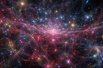 Colorful Deep Space Nebula