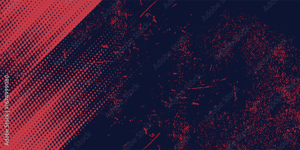 Poster elegant texture of old surface on black background with red scratches. vector background art