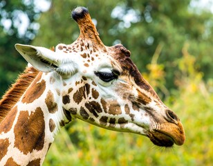 Close-up of a giraffe's head and neck (1)