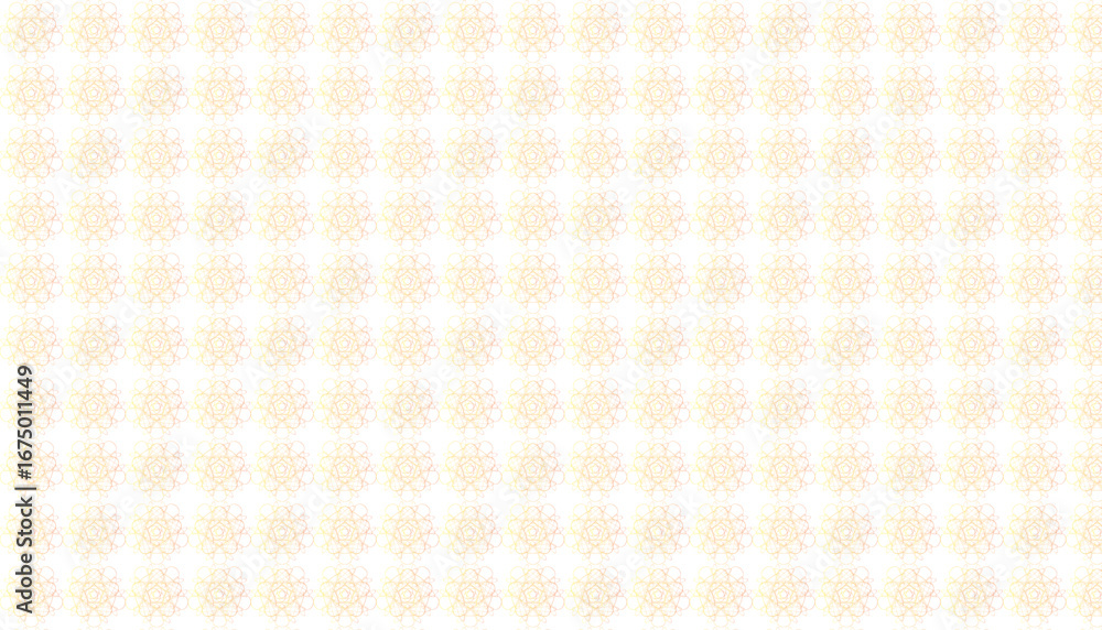 Poster decorative golden pattern seamless repeat design on a white background suitable for various creative