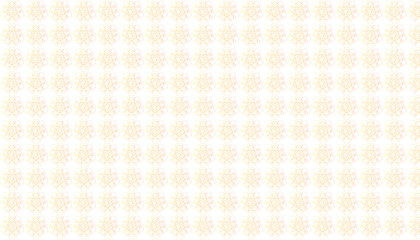 Decorative golden pattern seamless repeat design on a white background suitable for various creative uses