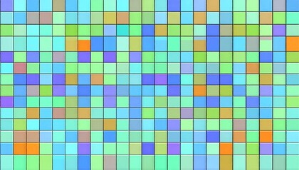 Fototapeta premium Abstract grid pattern of vibrant colors