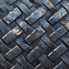 old rusty metal plate