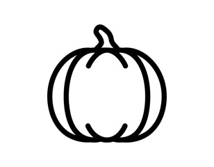 Pumpkin Doodle Icons for Poster Design, Website, Decoration, and Apps. Hand Drawn Style