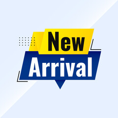 new arrival badge design