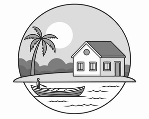 house on the beach