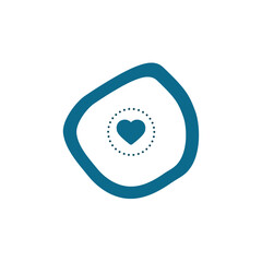 Heart icon vector illustration