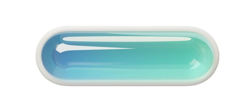 Button Highlight reflective 3D transparent style