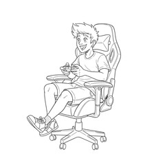 Gamepad Console Controller Outline