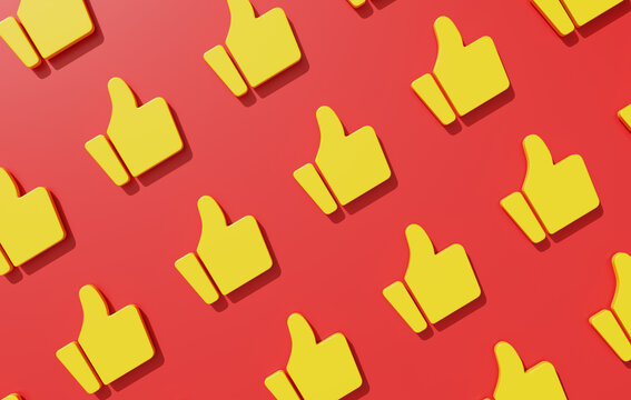 Social networking online feedback Like Interaction 3D