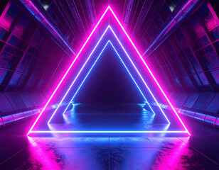 Perfect Holographic Roadway in Glowing Light