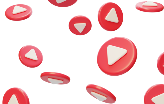 Player Live Room play Pause button 3D