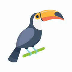 Naklejka premium Colorful Toucan Illustration