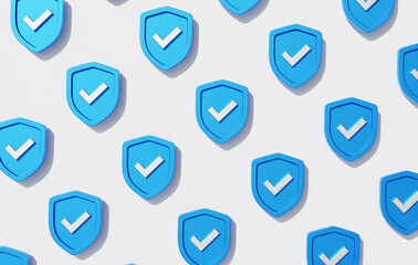 Safety Protection Shield against Risk 3D