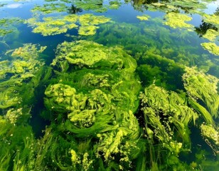 Algae Bloom in Tropical Water