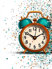 Exploding Alarm Clock with Confetti