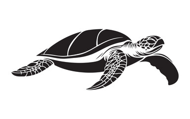 Fototapeta premium sea turtle vector illustration