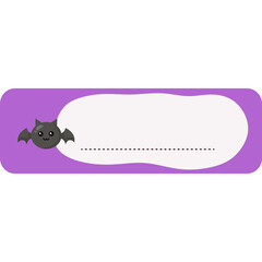 Halloween Name Tag