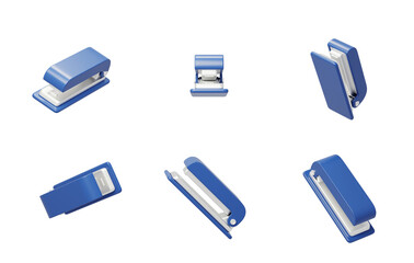 Office Stationery Workstudent tools Stapler 3D
