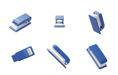Office Stationery Workstudent tools Stapler 3D
