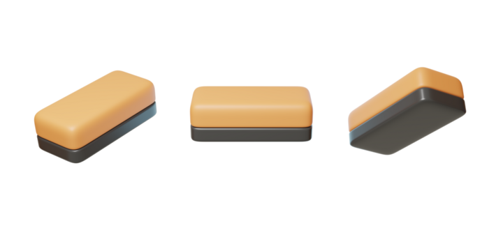 Classroom teaching blackboard eraser 3D